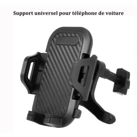 Support Téléphone Voiture - APERIL - Universel - Acier Inoxydable - Rotation 360 degrés - Protection Silicone (1/4)