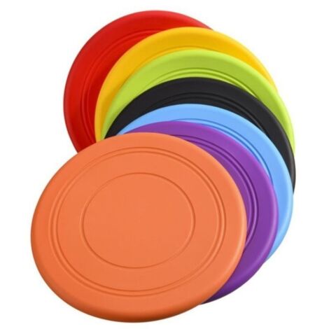 (Multicolore)Frisbee pour chien - Multicolore - Silicone - Flottant - Jouet interactif - Dressage rapide (1/5)