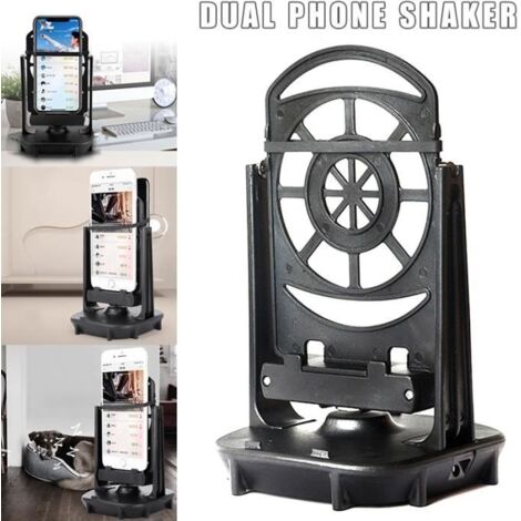 Agitateur de téléphone portable pour deux téléphones Dispositif de swing de gain d'étape de secousse automatique