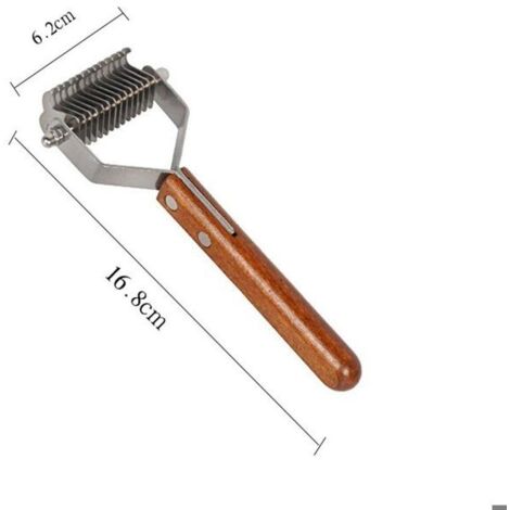 Brosse pour chien et brosse pour chat, couteau de coupe de sous-poil, brosse pour sous-poil (1/4)
