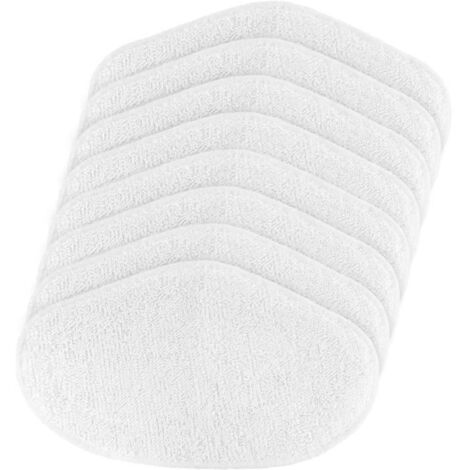 Lingettes - Polti - PAEU0332 - Lot de 8 - Microfibre - Pour sols durs (1/4)