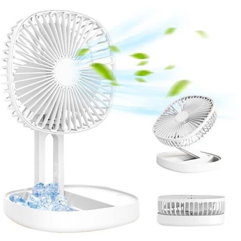 Ventilateur de table ventilateur d'ordinateur pliable portable avec 3 vitesses 185 Dépenser petit ventilateur de table silencieux pour (1/5)