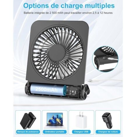 Ventilateur De Bureau Pliable Usb Mini Ventilateur De Bureau Portable