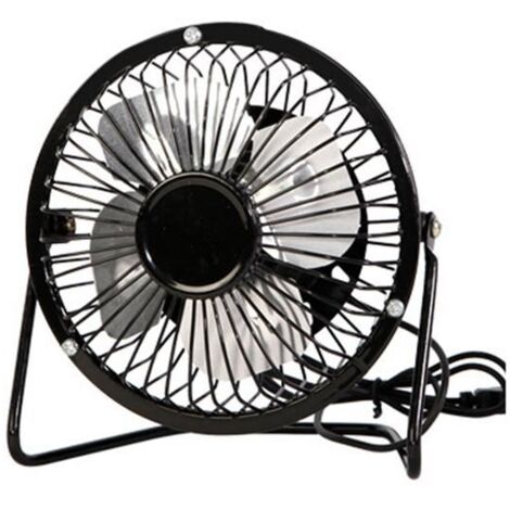 Ventilateur USB, petit ventilateur de bureau portable, mini ventilateur personnel avec deux réglages de vitesse, ventilateur de