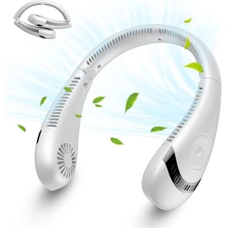Ventilateur portable - 3 Vitesses - 5000 mAh - USB Rechargeable - Silencieux (1/4)