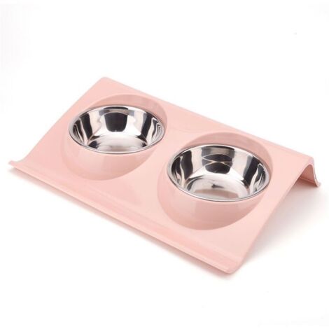 Bol de nourriture inclinable pour animaux de compagnie, bols d'eau alimentaires antidérapants (1/5)