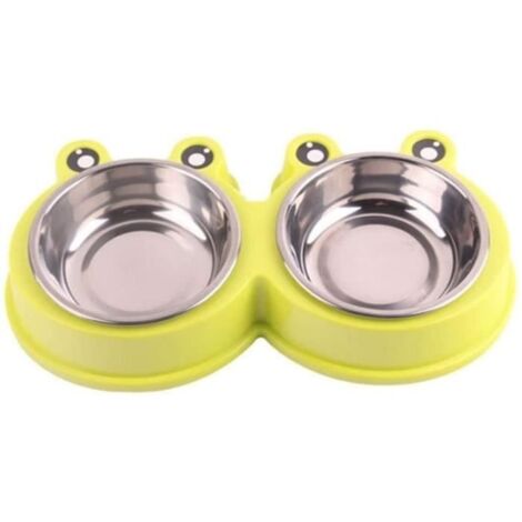 (Green)Gamelle - Petit - Plastique - Rond - Vert (1/4)