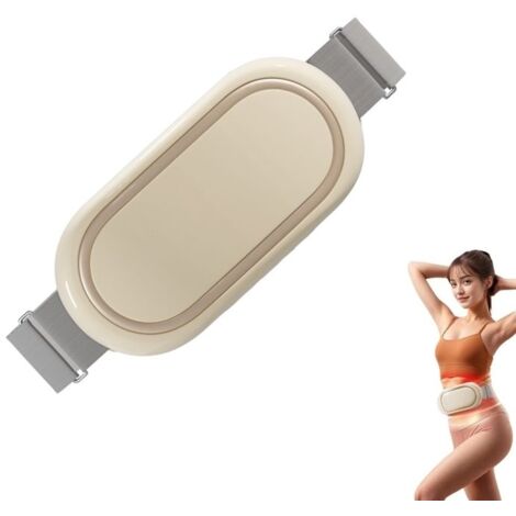 Appareil d'amincissement Abdominal Rechargeable avec 6 Mode de Vibration 9 Niveaux d'intensité 3 Niveaux de Chauffage Massage (1/5)