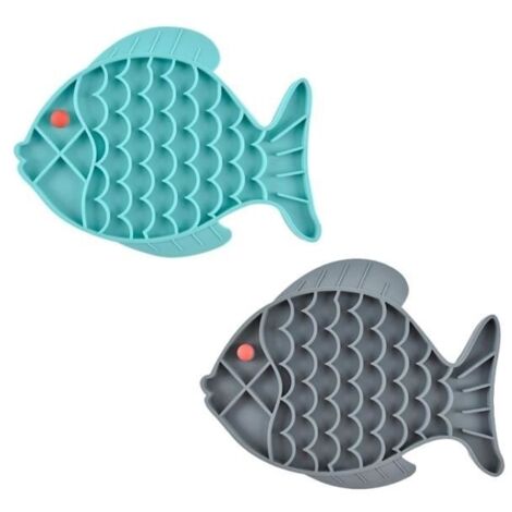Gamelle Anti Glouton - Non spécifié - 2pcs - Silicone de qualité alimentaire - Pour chiens et chats - Intérieur (1/4)