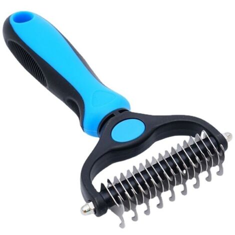 Brosse à poils longs pour chiens et chats – Peigne de toilettage pour sous-poil enlève le sous-poil et le duvet (1/5)