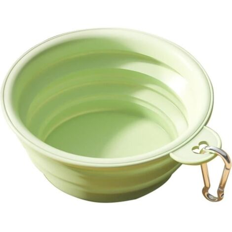 Gamelle à eau pour chien - Gamelle pliable et extensible - Distributeur de nourriture portable en silicone pour animaux de compagnie (1/4)