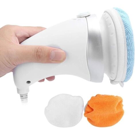 (Couleur:Blanc, Orange)Masseur Electrique Appareil de Massage Anti-Cellulite, Appareil Massage électrique à Sphère avec Fonction vibrante sculpter