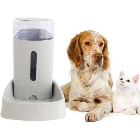 Distributeur d'eau pour animaux de compagnie, bol d'eau automatique pour chien, grande fontaine à boire automatique 3,8 l (1/5)