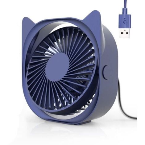 Mini Ventilateur - ZHUODIKE - Portable - Silencieux - 3 Vitesses - USB Alimenté