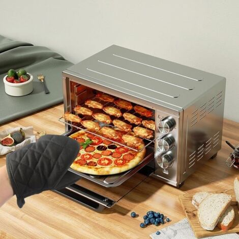 Gants Barbecue Wesoke Résistants à 800°C - Paire Silicone EN407 Pour Cuisson Et Soudage