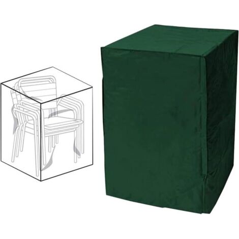 (Verde)Housse Chaise de Jardin Empilable,Bache de Chaise Jardin Exterieur,Housse de Protection pour Chaises Imperméable,Housse Chaise de (1/5)