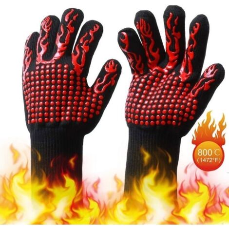 Gants de cuisine pour barbecue ptisserie et soudure Label (1/4)
