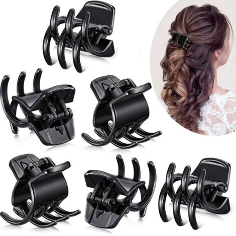 Lot de 12 pinces à cheveux de taille moyenne, accessoires de coiffure de 1,3 pouces (1/5)