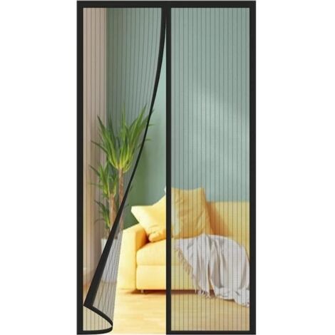 Moustiquaire Magnétique pour Portes,120x200 cm,fermeture automatique,Convient aux balcons,chambres et portes coulissantes (1/4)