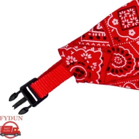 col de bandana de chien Collier de compagnie bandana ajusté collier de chien à animalerie collier L 2,0 cm / 0,8 pouces (1/4)