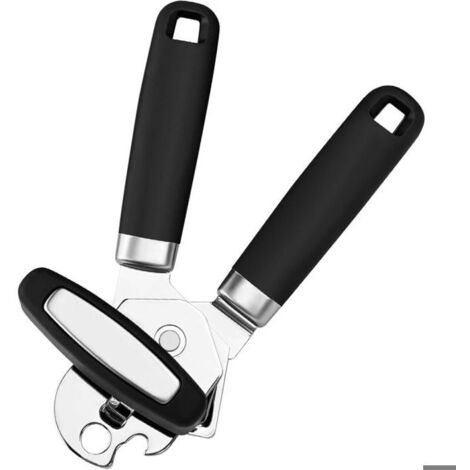 Ouvre Boite Conserve Manuel, 3 en 1 Acier Inoxydable Ouvre Boîte Professionnel de Conserve et Bouteille Les Personnes Souffrant (1/5)