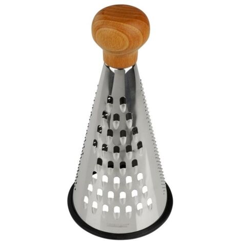 (Gris)Râpe à légumes et à fromage conique 24,5 cm Fackelmann Nature (1/5)