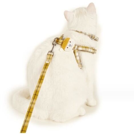 (jaune)Harnais pour Animaux - Non spécifié - M - Jaune - Confortable et Réglable - Pour Chats (1/4)