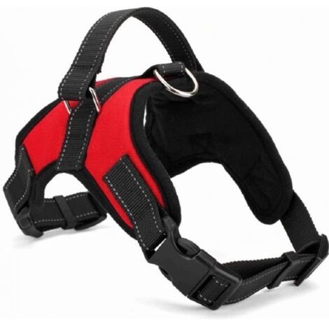 Harnais - Honeyhome - Réglable - Confortable - Rouge - Pour Grand Chien (1/2)