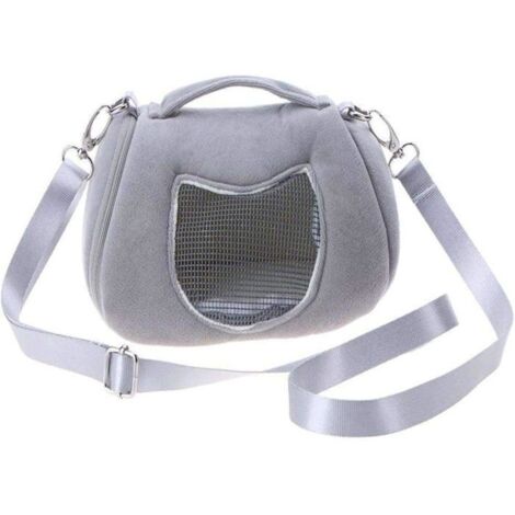 Sac à dos de voyage portable pour hamster, respirant, hérisson, poche pour animaux de compagnie, écureuil, chinchilla, cochon d'Ind (1/4)
