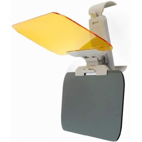 Anti-Dazzle Visiere Voiture,Universelles Jour et Nuit Pour HD Oculaire Protection Antireflet Vision Prolongateur Pare Soleil,Soleil (1/4)