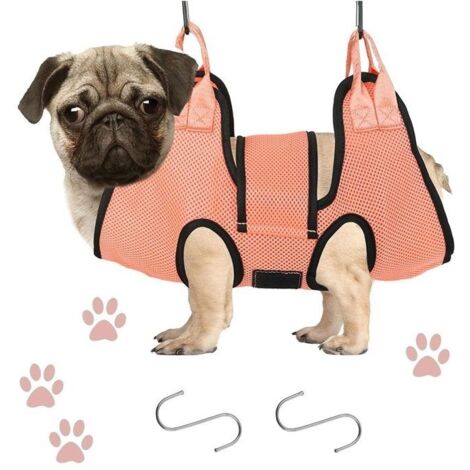 Hamac pour chat Hamac de toilettage pour animaux de compagnie pour chats chiens pour laver la coupe des ongles Harnais de toilet (1/5)