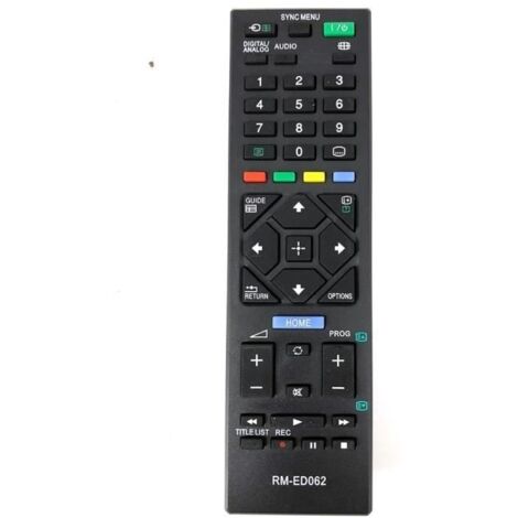 Télécommande RM-ED062 - Compatible avec SONY Smart TV - Noir - Simple à utiliser