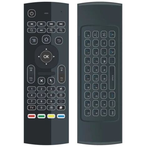 Télécommande intelligente MX3 Air Mouse - Clavier sans fil 2.4G - Compatible X96, H96, Android TV Box (1/4)