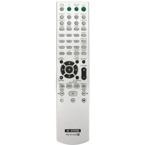 TéLéCommande Rm-Adu005 Rm Adu005 Compatible avec le SystèMe de Son de CinéMa Maison Sony Dvd avec le SystèMe Dav-Dz630 (1/4)