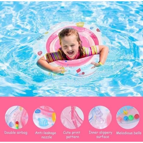 Splash & Fun Bouée gonflable de voiture pour bébé, siège de natation 60x60cm