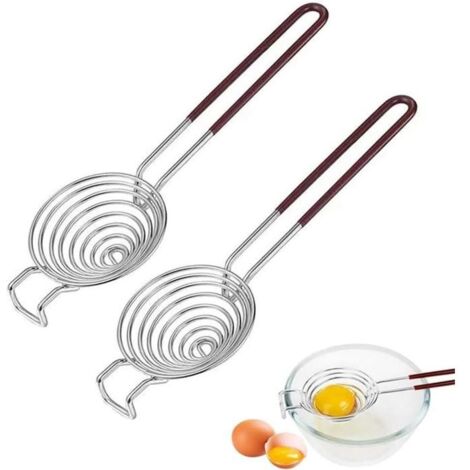 pièces séparateur de blanc d'oeuf filtre séparateur de jaune d'oeuf en acier inoxydable (1/5)