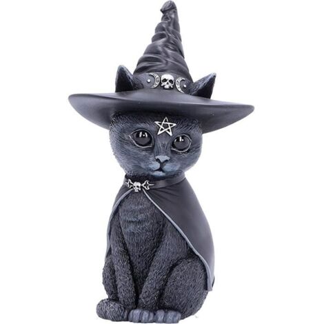 Décorations d'Halloween, ornements chat mystère, sculptures d'animaux, ornements décoratifs (1/4)
