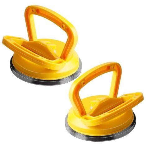 Pièces Ventouse en Verre Ventouse pour Carrelage Capacité Max.40kg Ventouses de Vitrier 118mm Ventouse de Manutention pour Carrelag (1/5)