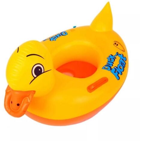 Cercle de natation flottant pour bébé, animaux de dessin animé, bateau flottant, équipement de jeu aquatique pour enfants (1/4)