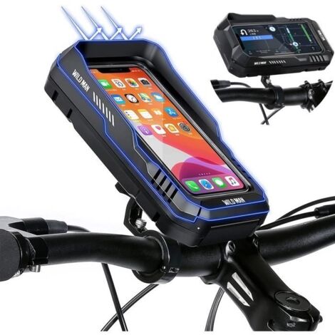 Support Téléphone - Non spécifié - Modèle Non spécifié - Étanche IPX6 - Pour Smartphone 6,7'' - Sacoche Vélo (1/3)