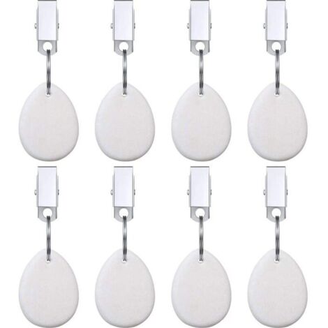8 PièCes Nappe Poids Larme Table Couverture Poids Pince en MéTal Nappe Pendentif Pierre Table Poids Cintres ODIPIE (1/4)