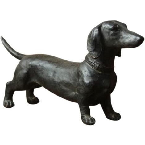 Ornements de teckels, Saucisse Ornement de Teckel Ornement Resin Resin Dog Lover pour Chiens pour décoration du Jardin (1/4)