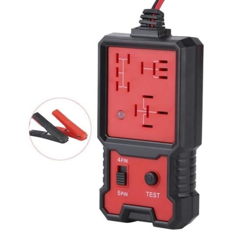 (Comme image montrée)Testeur de relais 12V - Portable - Affichage LED - 4/5 Broches (1/4)
