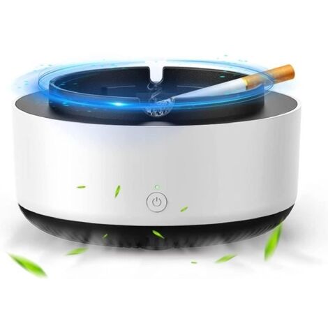 (Blanc)Cendriers Pour Purificateur D'Air, Cendrier Électrique, Cendrier Sans Fumée Multifonctions, Cendrier Électronique Avec Filtre[u117] (1/4)