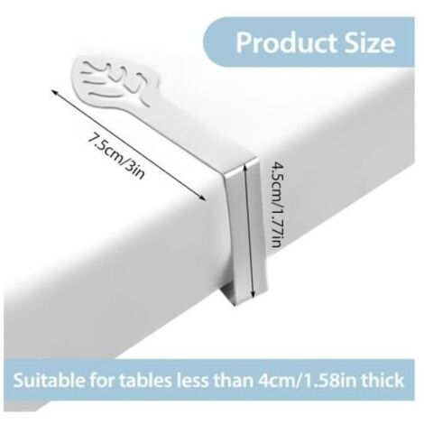 Lot De 10 Pinces De Serrage à Levier En Acier Inoxydable Antirouille - Idéales Pour Pose Carrelage Et Alignement Grilles De Plafond