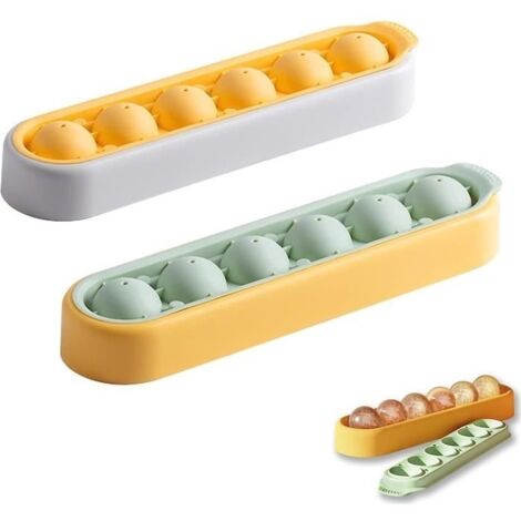 Moules à Glaçons - Non spécifié - 2Pcs - Silicone de qualité alimentaire - 3CM de diamètre - Réutilisables (1/4)