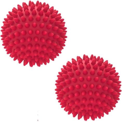 Lot de 2 balles de massage pour les pieds à picots, balles dures pour la thérapie des points de déclenchement, la réflexologie,