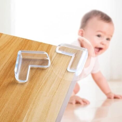 Protection Coin de Table Bébé - 12pcs - Transparent - Angle Meuble - Enfants (1/4)