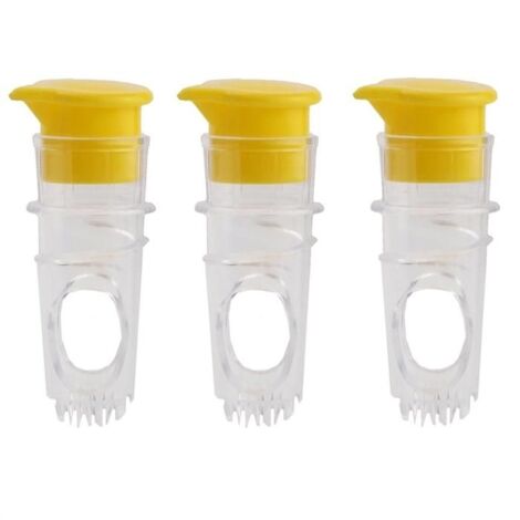 (Comme indiqué)Presse-agrumes - Non spécifié - Manuel - 3 Pièces - Plastique - Jaune (1/5)