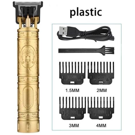Tondeuse à cheveux électrique vintage T9 pour hommes, rasoir professionnel aste, tondeuse de barbier, Gold2